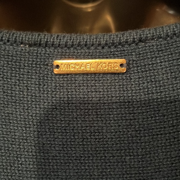 Michael Kors Teal Cotton Blend Sweater - Picture 4 of 8